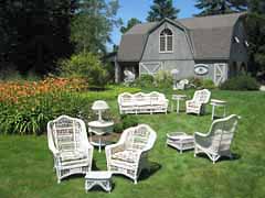 Corner House Antiques,Tetro, American antique wicker, 
                 Berkshires, Sheffield, Massachusetts,1870-1930, antique wicker 
                 sets