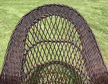 antique wicker chair