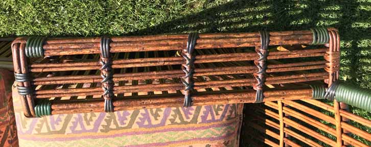 Antique Wicker Chaise Lounge