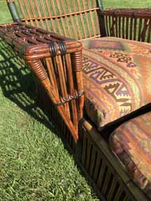 Antique Wicker Chaise Lounge
