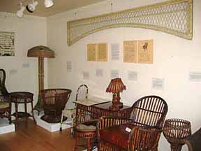 antique wicker exhibition