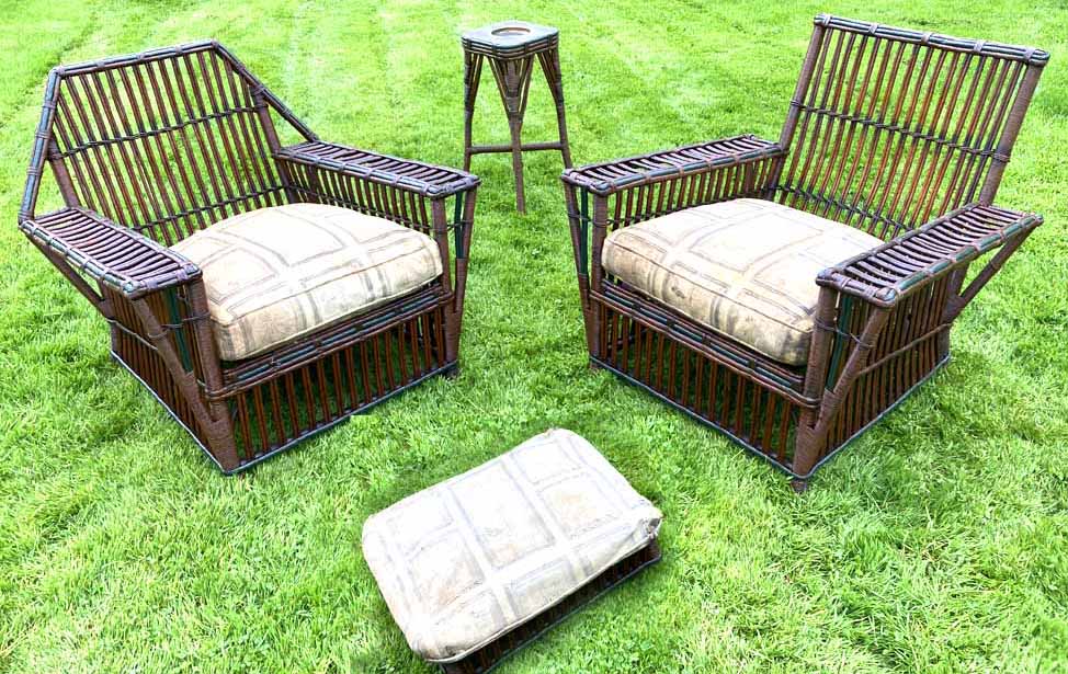 Antique Wicker Set