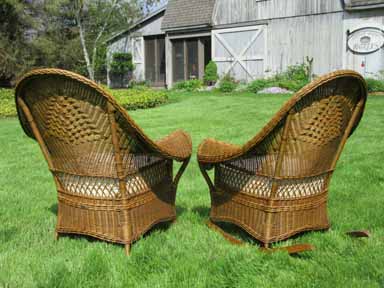 Antique Wicker Set