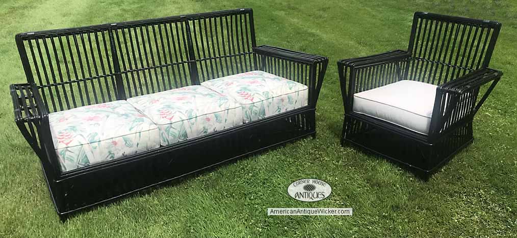 Antique Wicker Set