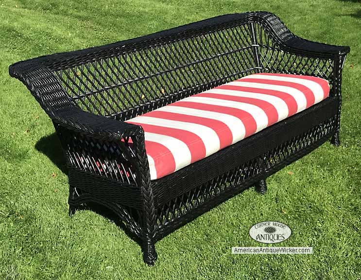 Antique Wicker Sofa 