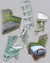 American antique wicker, antique wicker,Bar Harbor, Stick 
                       Wicker,Art Deco, Lloyd loom