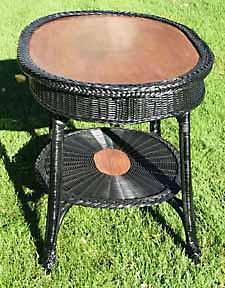 Antique Wicker Table