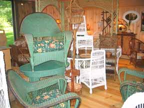 American antique wicker, antique wicker, Victorian, Bar Harbor, Stick Wicker, Art Deco
