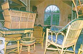 American antique wicker, antique wicker, Victorian, Bar Harbor, Stick Wicker, Art Deco