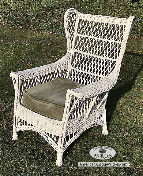 antique wicker chair