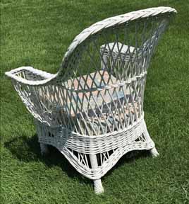 antique wicker chair
