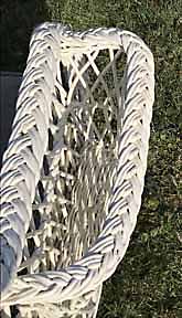 antique wicker chair