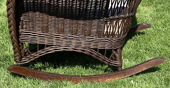 antique wicker chair
