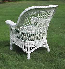 antique wicker chair