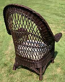 antique wicker chair