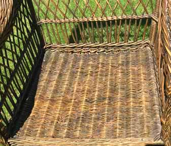 antique wicker chair