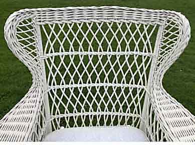 antique wicker chair