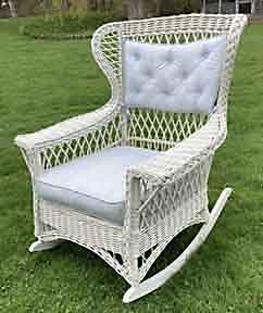 antique wicker chair