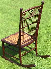 antique wicker chair