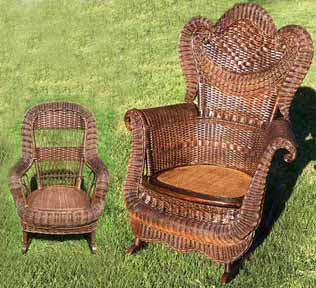 Antique Wicker Chair