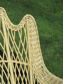 Antique Wicker Chaise Lounge