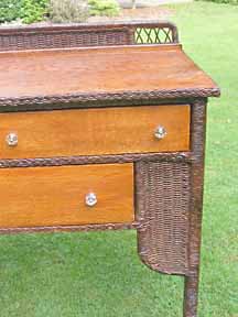 Antique Wicker Buffet