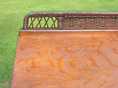 Antique Wicker Buffet