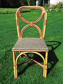 Mid-Century Bamboo Dining Set