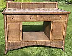 Antique Wicker Buffet