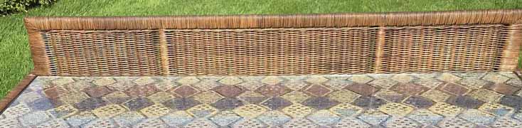 Antique Wicker Server