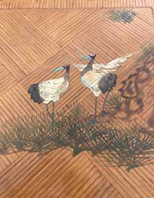 Antique Bamboo Dining Set