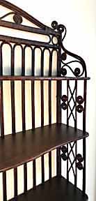 Antique Wicker Shelf