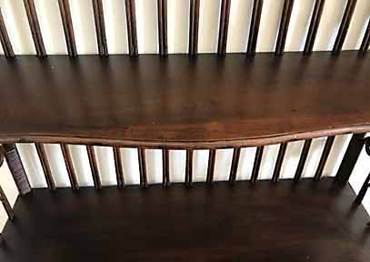 Antique Wicker Shelf