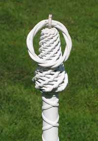 Antique Wicker Stanchions