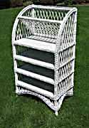 Antique Wicker Bookcase