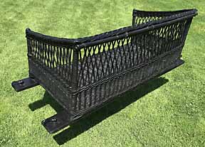 Antique Wicker Swing