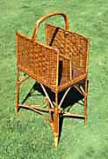 Antique Wicker Magazine Stand
