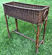 Antique Wicker Planter