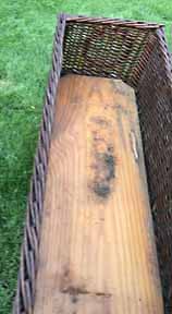 Antique Wicker Planter