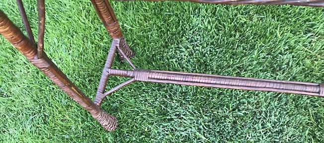 Antique Wicker Planter