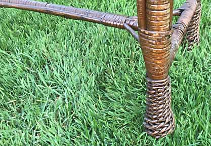 Antique Wicker Planter