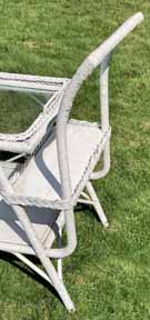 Antique Wicker Shelf