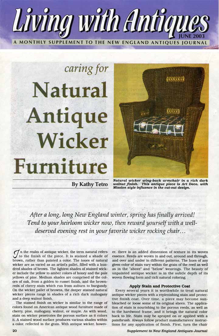 antique wicker