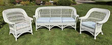 Antique Wicker Suite