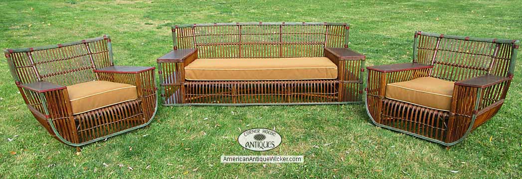 Antique Wicker Set