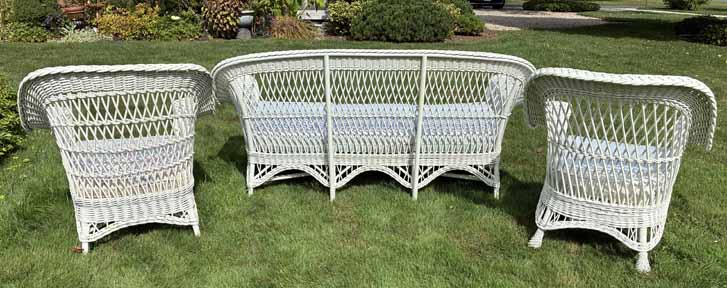 Antique Wicker Set