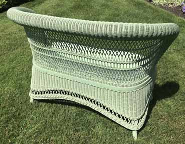 Antique Wicker Sofa