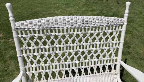 Antique Wicker Sofa