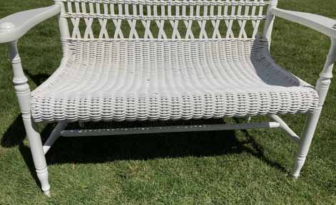Antique Wicker Sofa