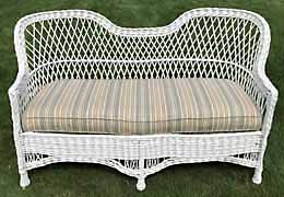 Antique Wicker Sofa 